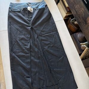SER.O.YA Black and Blue Maxi Skirt